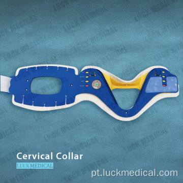 Colar cervical com suporte de queixo